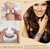 Unicraftale 2Pcs Alloy Grooved Bangles FIND-UN0015-98B-5