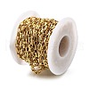 Brass Rectangle Link Chains CHC-G025-01G-3