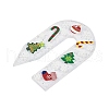 Christmas Theme Acrylic Pendants OACR-Q100-06A-2