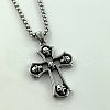 Skull Cross Punk Stainless Steel Pendant Necklaces for Men OQ7768-4