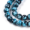 Baking Painted Glass Beads Strands X1-DGLA-N003-8mm-A08-4