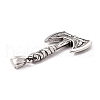 Tibetan Style 304 Stainless Steel Pendants STAS-P305-44AS-2