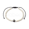 Adjustable Nylon Cord Braided Bead Bracelets for Men BJEW-JB11295-02-2