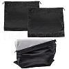 Beebeecraft 2Pcs Polyester Satin Pouches ABAG-BBC0001-18B-1