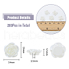 DICOSMETIC 200Pcs ABS Imitation Pearl Beads OACR-DC0001-26-2