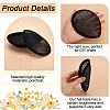4Pcs Linen Teardrop Fascinator Hat Base for Millinery AJEW-FG0004-54B-4
