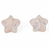 Transparent Crackle Acrylic Beads X-CACR-N006-13-A01-2