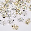 Olycraft 24Pcs 6 Styles Tortoise Zinc Alloy Cabochons MRMJ-OC0002-86-4