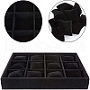 Velours Wooden Bracelet/Bangle/Watch Displays BDIS-WH0003-01-5