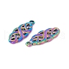 Ion Plating(IP) 201 Stainless Steel Pendants STAS-K242-11R-3