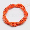 Synthetic Turquoise Beads Strands X-TURQ-G108-4x4mm-10-2
