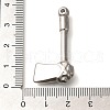 Anti-Tarnish 304 Stainless Steel Pendants STAS-I321-16P-3