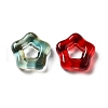 Transparent Glass European Bead GLAA-H025-06-2