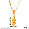 Stainless Steel Shell Shaped Pendant Necklaces for Women VS4043-2-3