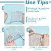 Fingerinspire Polyester Tassel Lace Ribbon OCOR-FG0002-45B-4