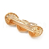 Alloy with Iron Clip Hair Barrettes PHAR-G014-01C-G-3