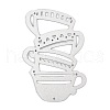 Cup Carbon Steel Cutting Dies Stencils DIY-R079-051-2