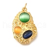 Brass Pendants KK-U040-01G-01-1