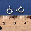 925 Sterling Silver Spring Ring Clasps STER-A007-24C-3