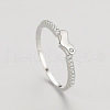 925 Sterling Silver Micro Pave Cubic Zirconia Finger Rings for Women FS-WGD3007-02-2