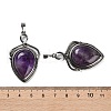 Natural Amethyst Pendants G-F777-01AS-08-3