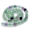Natural Fluorite Beads Strands G-G763-06-6mm-2
