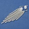 Brass Rhinestone Pendants KK-I715-08S-02-2