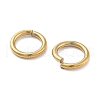 Ion Plating(IP) 304 Stainless Steel Open Jump Rings X-STAS-M081-02G-01-2