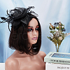 Polyester Mesh Veil Hair Bands OHAR-WH0034-12A-5