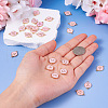26Pcs Alloy Enamel Letter A~Z Connector Charms FIND-TAC0028-14C-6