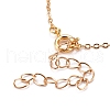 Natural Lapis Lazuli Wire Wrapped Pendant Necklaces NJEW-JN03080-03-3