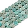 Natural Amazonite Carved Beads Strands G-B134-A01-01-2