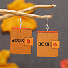 Back-to-School Notebook Wood Dangle Earrings Accessories JD6272-2-1