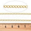 Brass Curb Chains KK-P304-02B-G-2