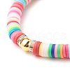 3Pcs Polymer Clay Heishi Surfer Stretch Bracelets Set BJEW-JB07717-7