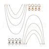 8Pcs 8 Styles White Acrylic Round Beads Bag Handles FIND-TA0001-40-1