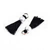 Polycotton(Polyester Cotton) Tassel Pendant Decorations FIND-T052-13B-2