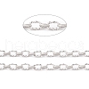 Tarnish Resistant 304 Stainless Steel Twist Oval Link Chains CHS-E022-01P-4