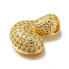 Brass with Cubic Zirconia Pendant KK-Q818-02L-G-2