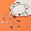 20Pcs 10 Style Alloy Enamel Pendants ENAM-FS0001-27-5