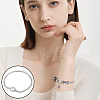304 Stainless Steel European Style Bracelets for Jewelry Making STAS-PH0006-02B-6