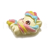 Unicorn Opaque Resin Decoden Cabochons CRES-F034-04-2