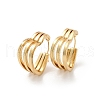 Heart 304 Stainless Steel Hoop Earrings EJEW-L287-070G-01-4