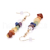 Brass Hoop Earring EJEW-JE04529-3