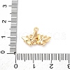 Brass Crystal Rhinestone Pendants KK-E793-04G-3