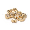 Brass Micro Pave Cubic Zirconia Pendants KK-P301-03B-G-2