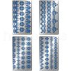 Fingerinspire 4Pcs 4 Style Custom 304 Stainless Steel Cutting Dies Stencils DIY-FG0002-10-2