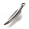 Retro 304 Stainless Steel Pendants STAS-L284-17AS-02-2
