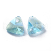 Glass Rhinestone Charms RGLA-L018-B-202MO-2