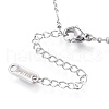 304 Stainless Steel Pendant Necklaces NJEW-K120-04P-4